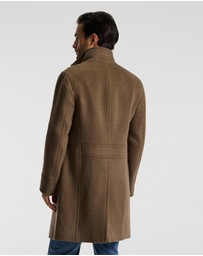 Calibre - Wool Funnel Neck Coat