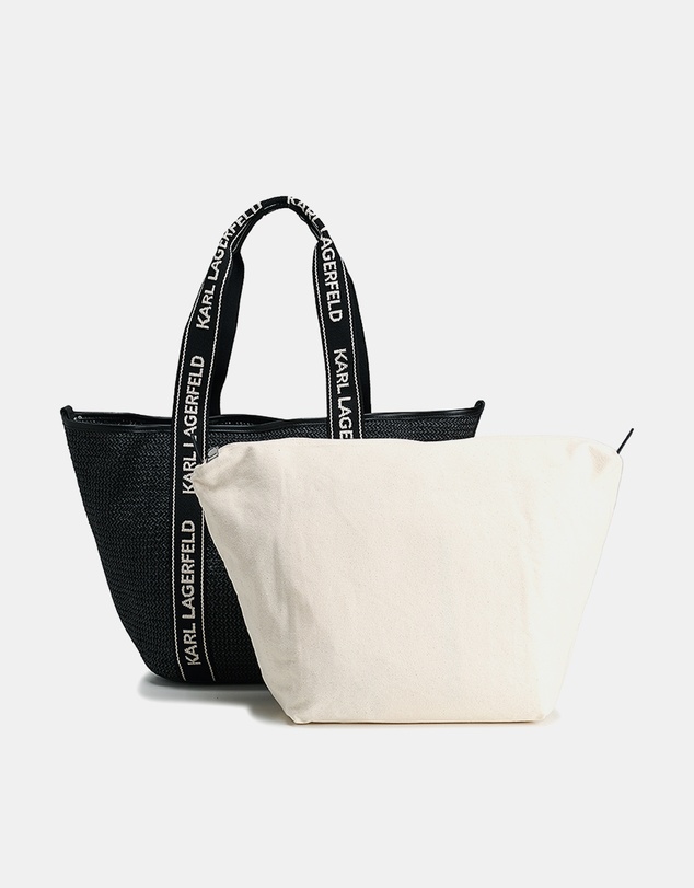 Karl Lagerfeld - K/Essential Raffia Tote Bag