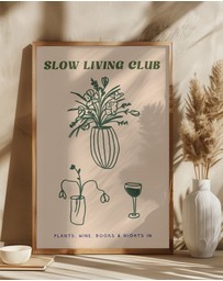 Olive et Oriel - Slow Living Club by Treechild Art Print