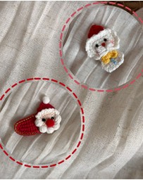 KAJA Clothing - Christmas-Santa Snuggle Clip 2pc