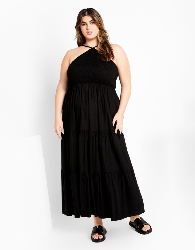 Maxi Dresses City Chic Clothing Australia CITY CHIC NWT 14 Starry Nights  Rose Gold Women's Maxi