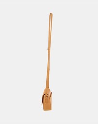 Pierre Cardin - Pierre Cardin Leather Pleated Design Crossbody Bag