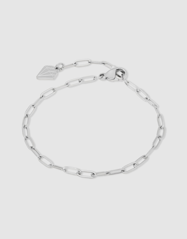 Wanderlust + Co - Petite Harper Silver Essential Chain Bracelet