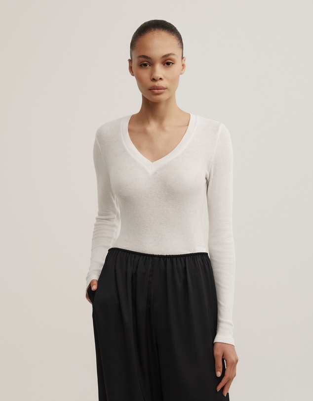 Witchery - Fine V-neck Long-sleeve Top