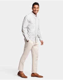 Brooksfield - TEXTURED LONG SLEEVE CASUAL SHIRT