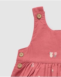 Purebaby - Bunny Embroidered Pinnie -Kids-Babies
