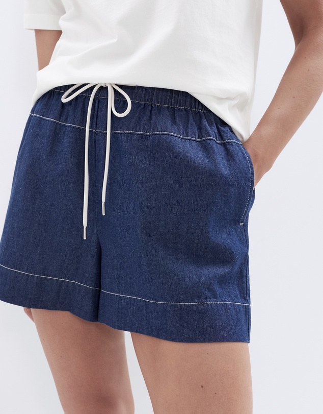 UNISON - Paperbag Waist Denim Short