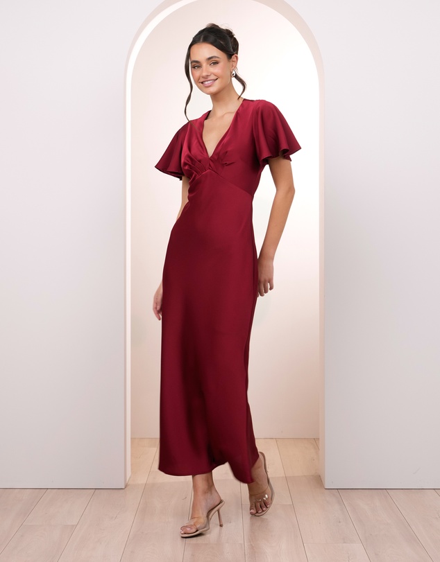 Pilgrim - Nataly Flutter Sleeve Gown