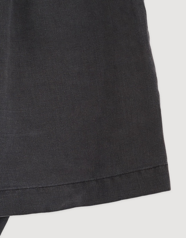 Revibe - Repaired Assembly Label Linen Relaxed Short