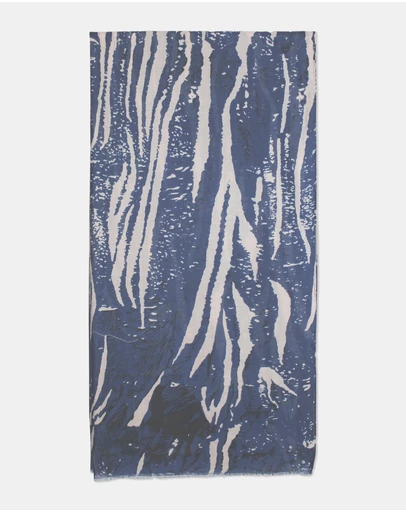 Morgan & Taylor - Selene Light-Weight Scarf in Blue