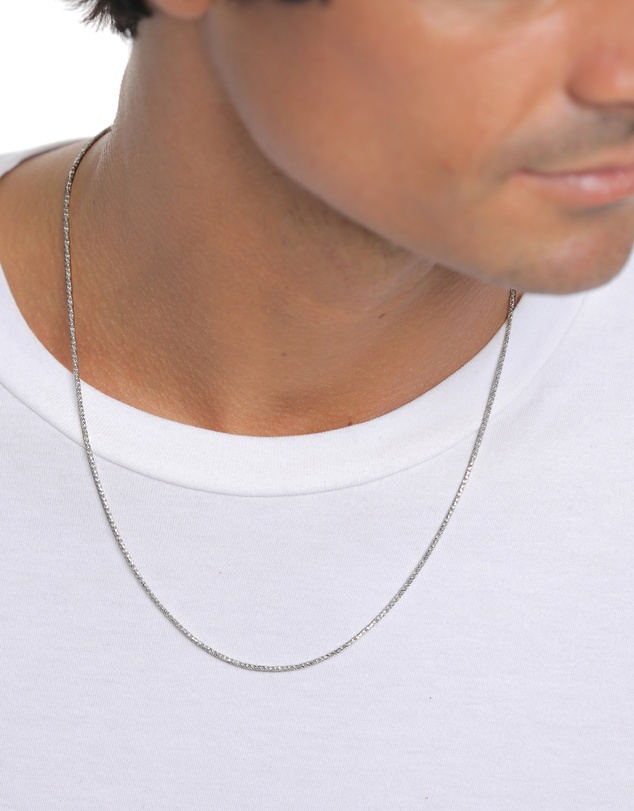 Kuzzoi - ICONIC EXCLUSIVE - Classic Rope Chain Necklace in Oxidised 925 Sterling Silver