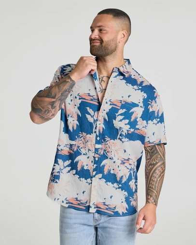 Johnny Bigg - Oahu Island Print Shirt