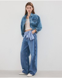M.N.G - Mid-Rise Balloon Jeans