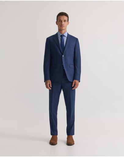 Navy Pinstripe