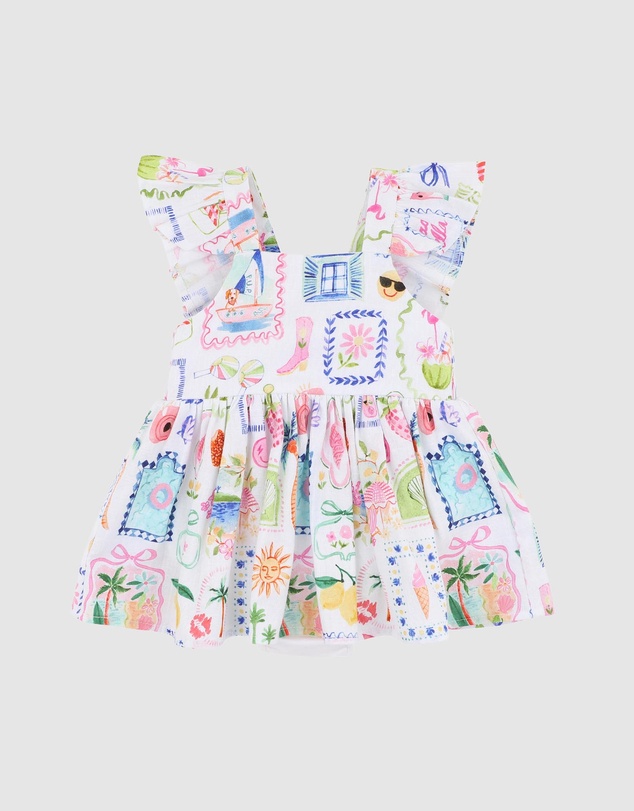Fox & Finch - Summer Vacay Overlay Dress - Babies