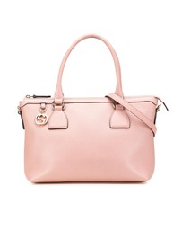 Pre-Loved by Azura Reborn - Pre-Loved gucci Elegant Leather Satchel with Top Handle and Detachable Shoulder Strap