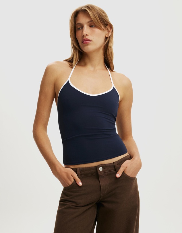 Cotton On - Hold Me Tie Halter Top