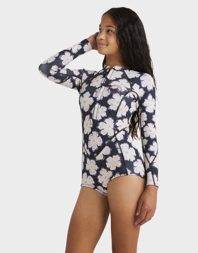 Billabong - Girls 8 to 14 Salty Dayz Natural Springsuit