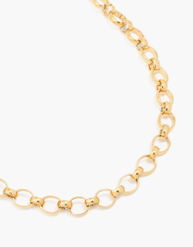 Lovisa - Waterproof Gold Plated Stainless Steel Interlocking Chain Necklace