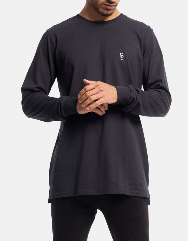 Counter Culture - Cypher Embroidery Long Sleeve Tee