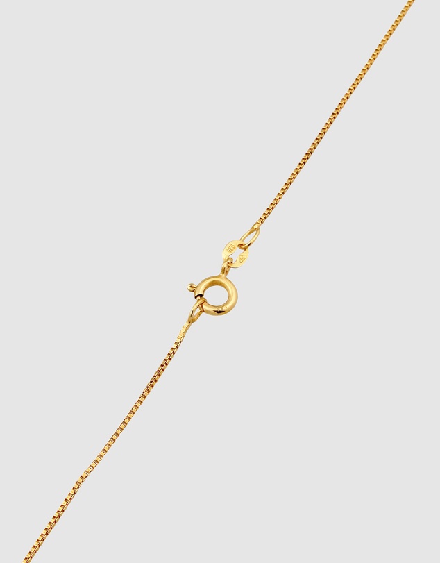 Kuzzoi - ICONIC EXCLUSIVE - Classic Box Chain Necklace in Gold-Plated 925 Sterling Silver