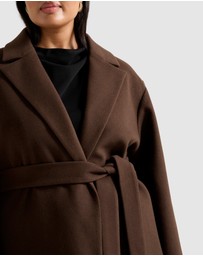 Forever New Curve - Adele Curve Wrap Coat