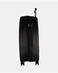 Pierre Cardin - Pierre Cardin Metro Large Hard Shell with Mini Beauty Case Set + Leather Tag