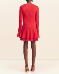 Shona Joy - Bowery Long Sleeve Ruffle Mini Dress