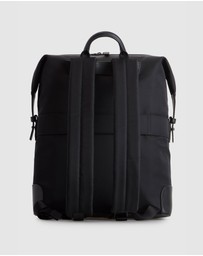 Evity - Zane Nylon/Leather Backpack