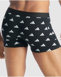 adidas Sportswear - 2 Pack Active Flex Cotton Trunk Underwear