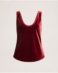SABA - Lea Velvet Bias Tank
