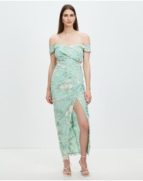 Romance by Honey and Beau - Gianna Off Shoulder Maxi Dress