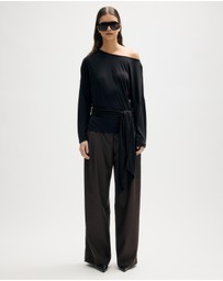 Minima Esenciales - Fia Batwing Tie Jersey Top