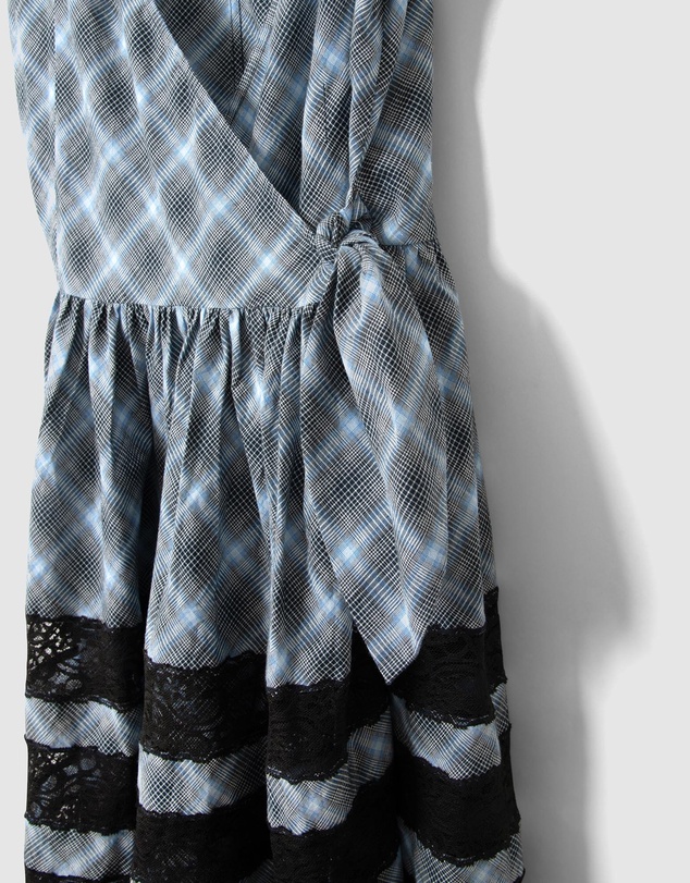 Damson Madder - Iggy Lace Insert Midi Dress