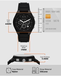 Armani Exchange - Black Chronograph Watch
