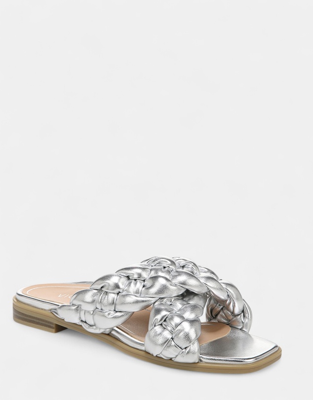 Vionic - Kalina Slide Sandal - Silver Metallic
