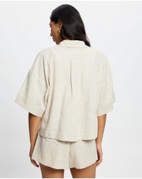 White By FTL - Bay Linen Shirt