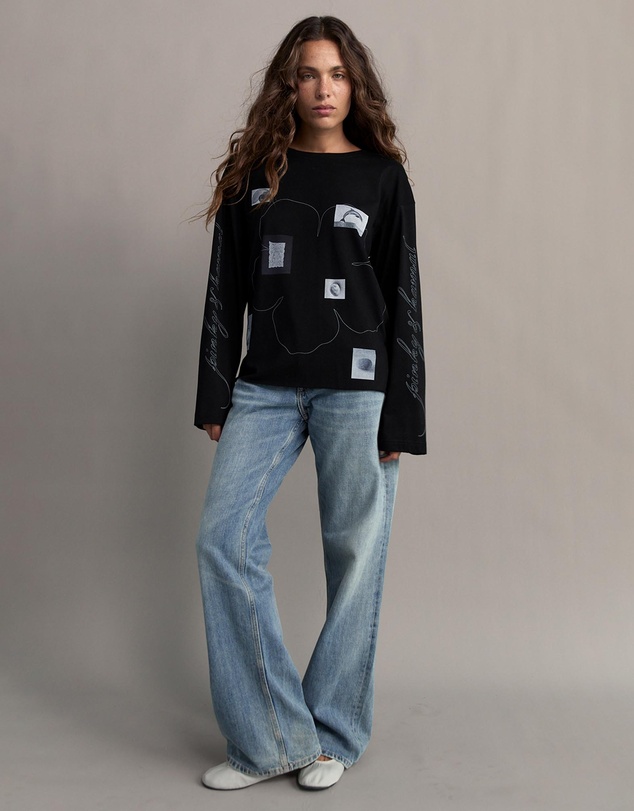 Pinky & Kamal - Field Notes Long Sleeve Top