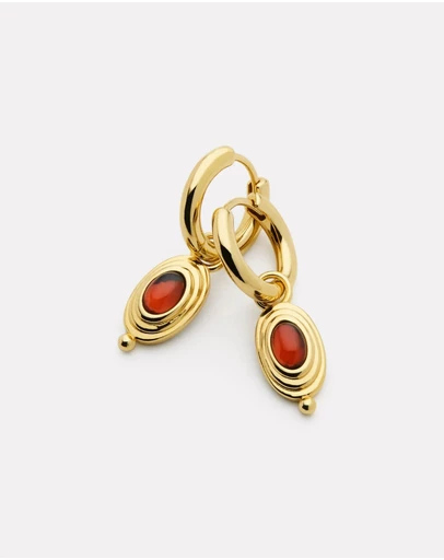 Najo - Horizon Garnet Earring