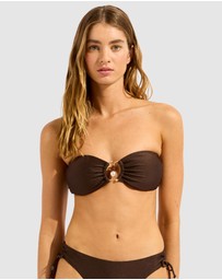 Seafolly - Palermo Ring Front Bandeau Bikini Top