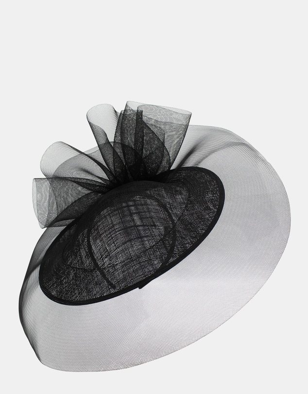 Morgan & Taylor - Julia Fascinator in Black