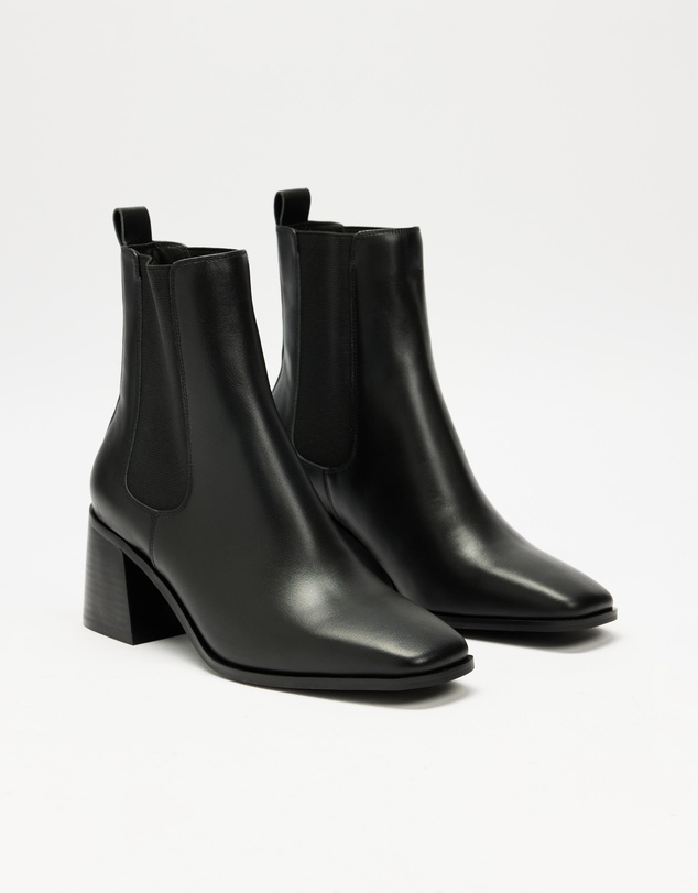 Atmos&Here - Quinn Leather Ankle Boots