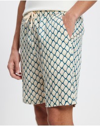 Scotch & Soda - Fave Printed Tencel Relaxed Fit Bermuda Shorts