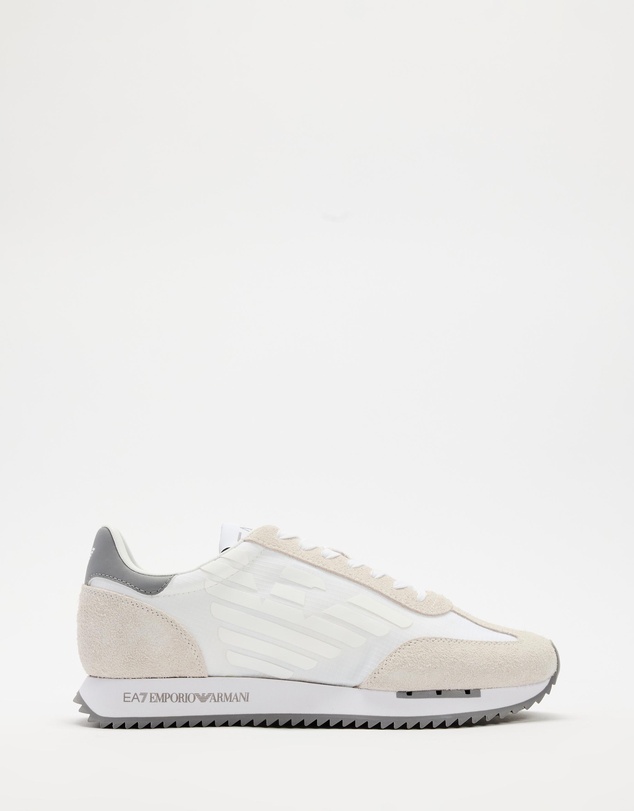 Emporio Armani EA7 - Vintage Mix Eagle Sneakers - Men's
