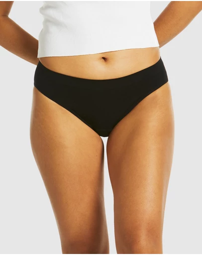Love Luna - 3 Pack Women's Side Seamfree Period Bikini Brief