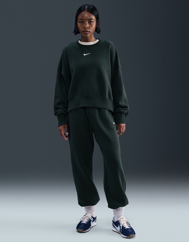 Nike - Sportswear Phoenix Fleece Over-Oversized Crew-Neck Sweatshirt