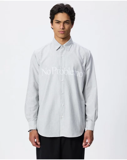 No Problemo - No Problemo Oxford Stripe LS Shirt