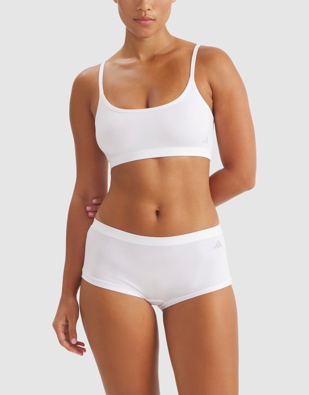 adidas Sportswear - 2 Pack Active Modal Comfort Wirefree Bralette With Cotton