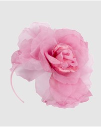 Fillies Collection - Large Hot Pink Flower Fascinator Headband