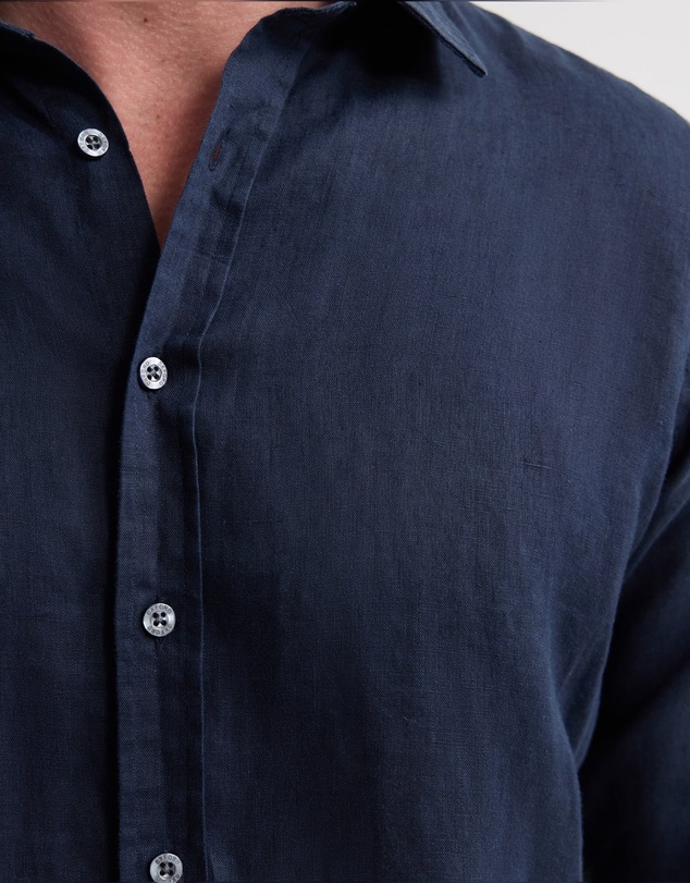 Oxford - Cooper Ls French Linen Shirt